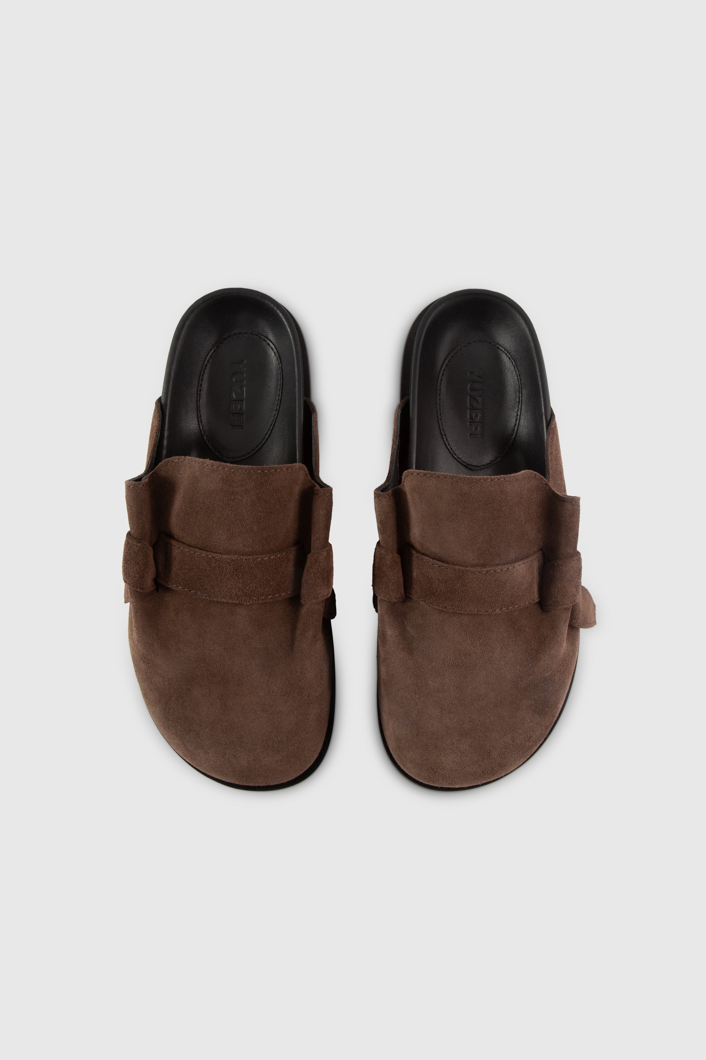 MOCHI SLIDES - BROWN SUEDE