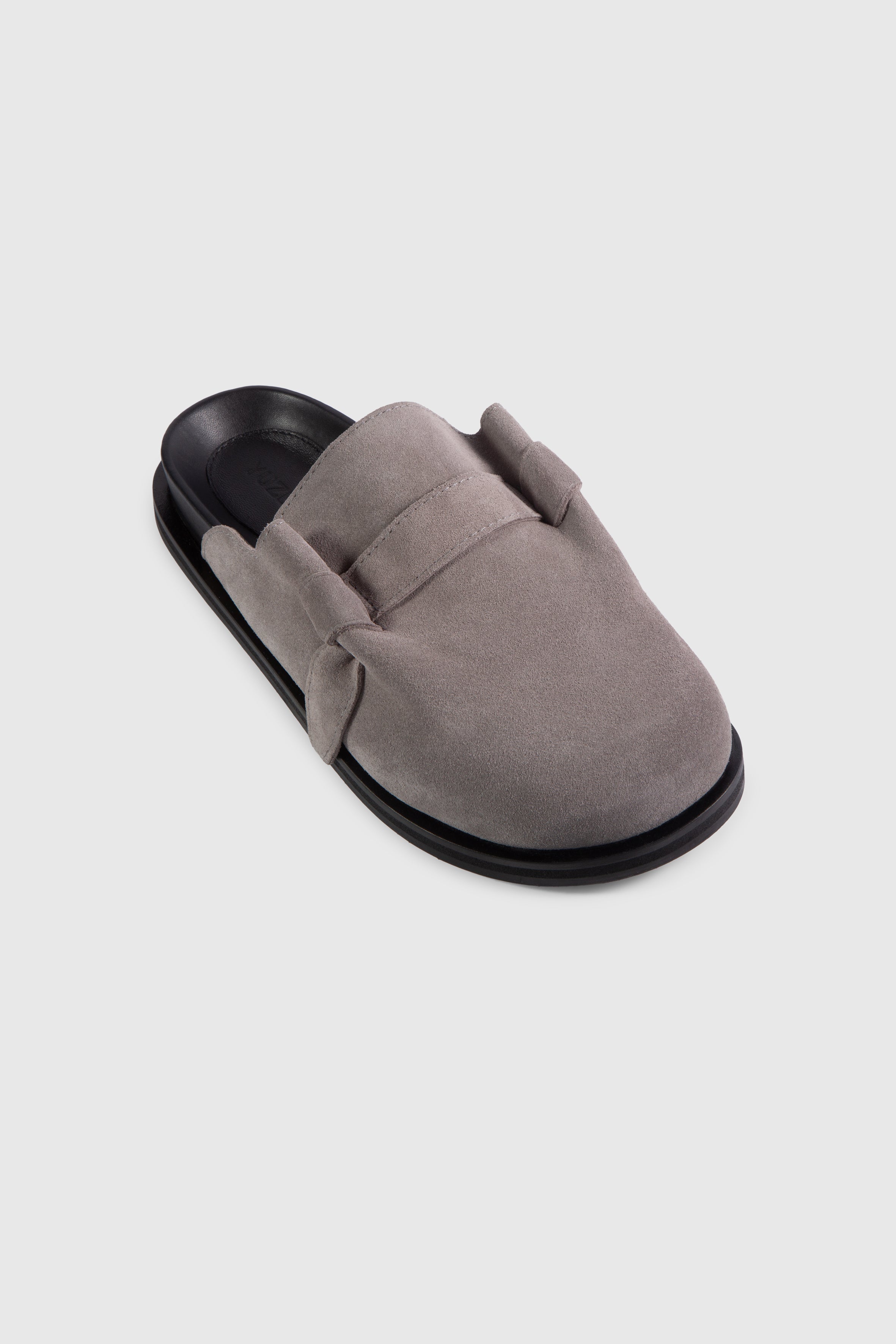 MOCHI SLIDES - GREY SUEDE