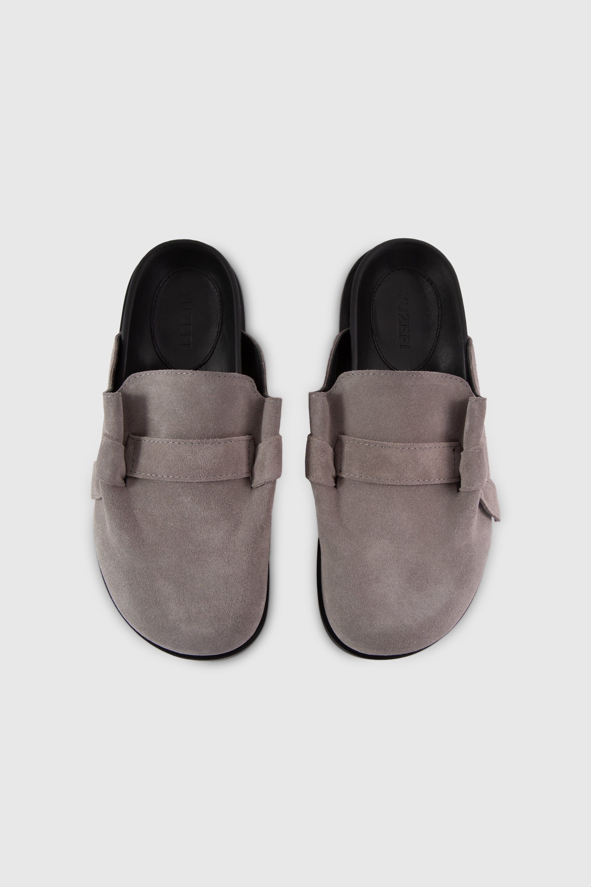 MOCHI SLIDES - GREY SUEDE