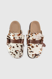 MOCHI SLIDES - PONY HAIR MULTI