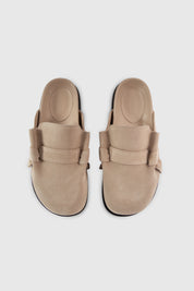 MOCHI SLIDES - SAND SUEDE