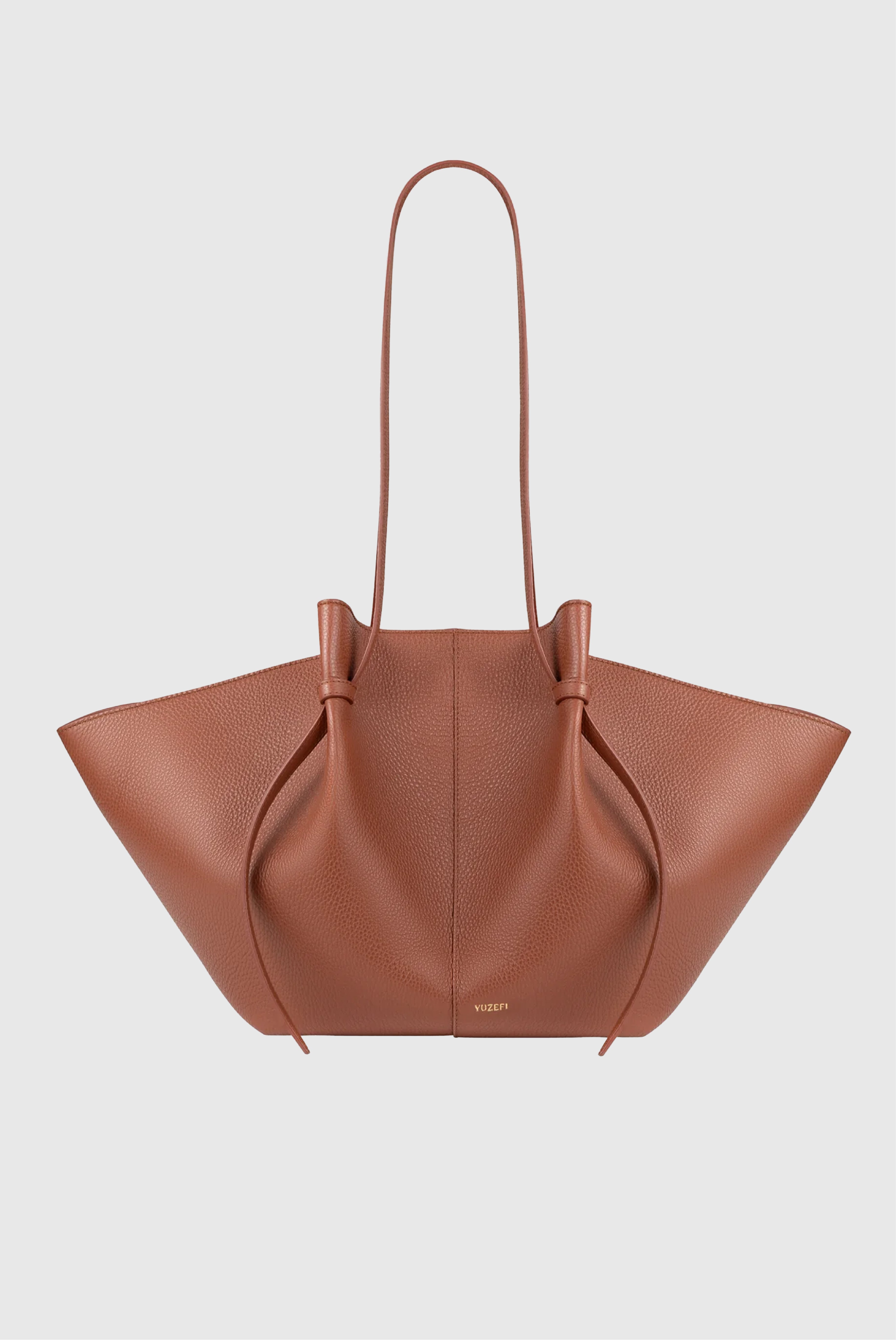 LARGE MOCHI - MAPLE PEBBLE GRAINED LEATHER