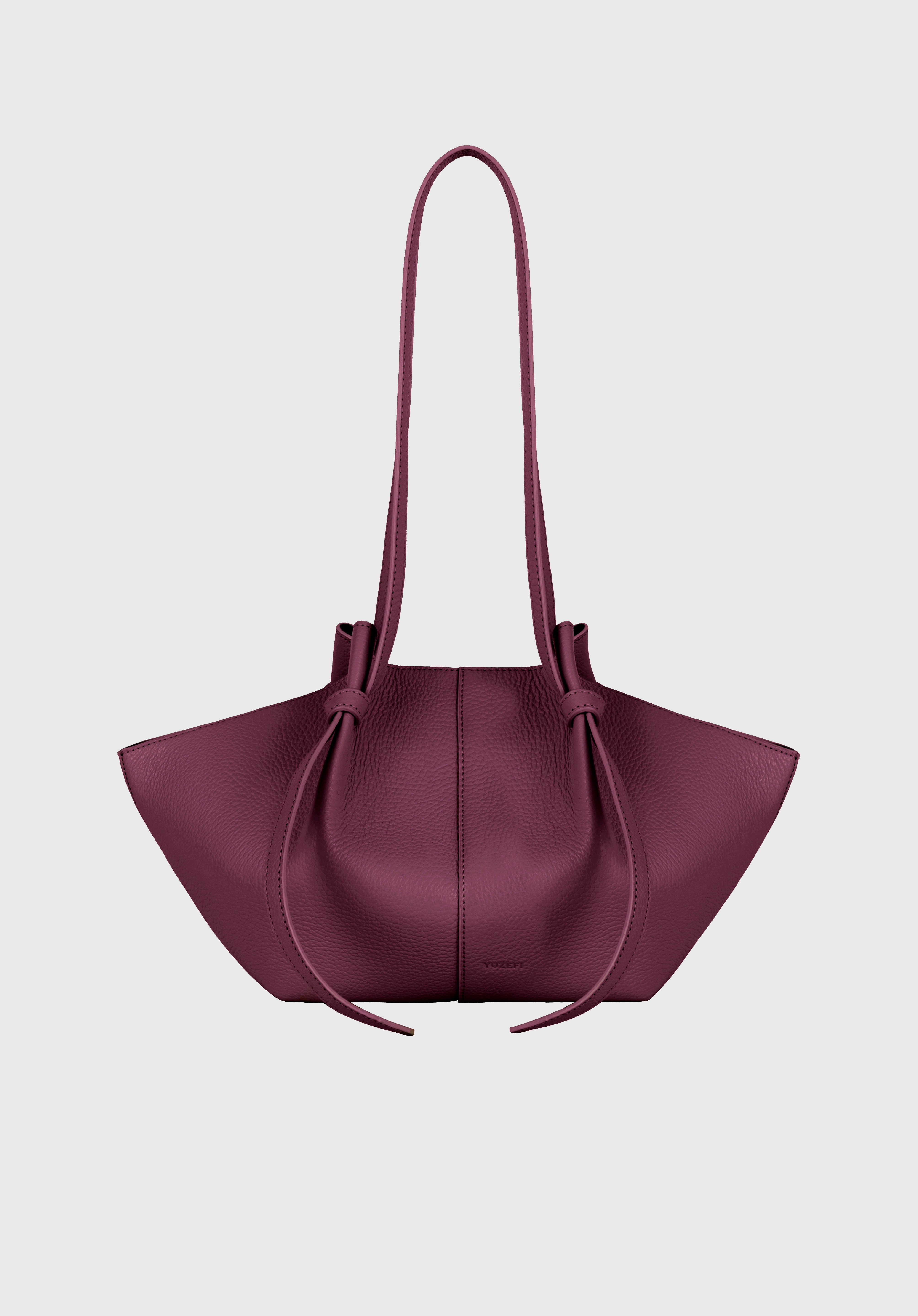 MOCHI - WINE PEBBLE GRAINED LEATHER