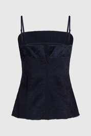 NARI CAMISOLE TOP - MIDNIGHT