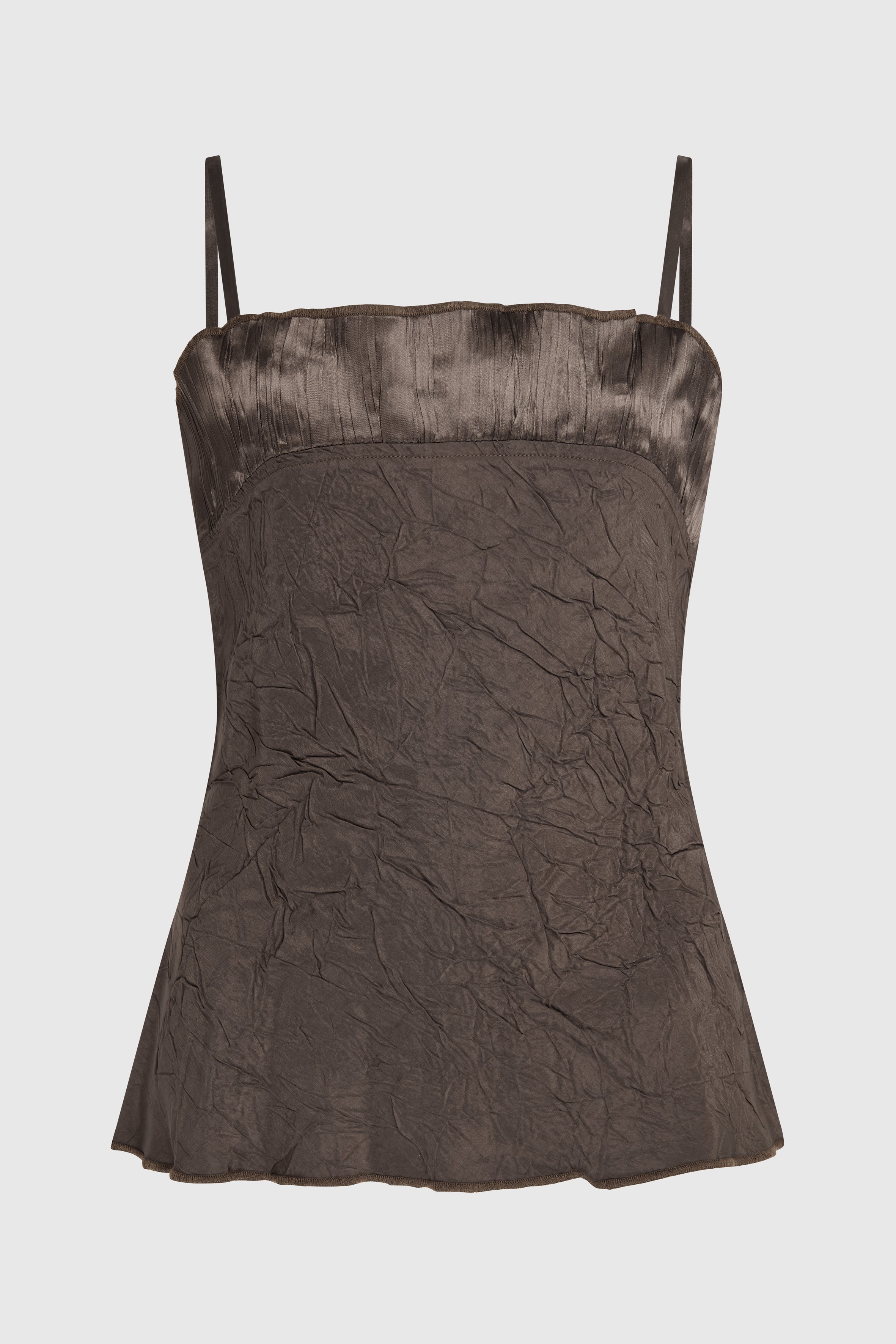 NARI CAMISOLE TOP - NUTMEG