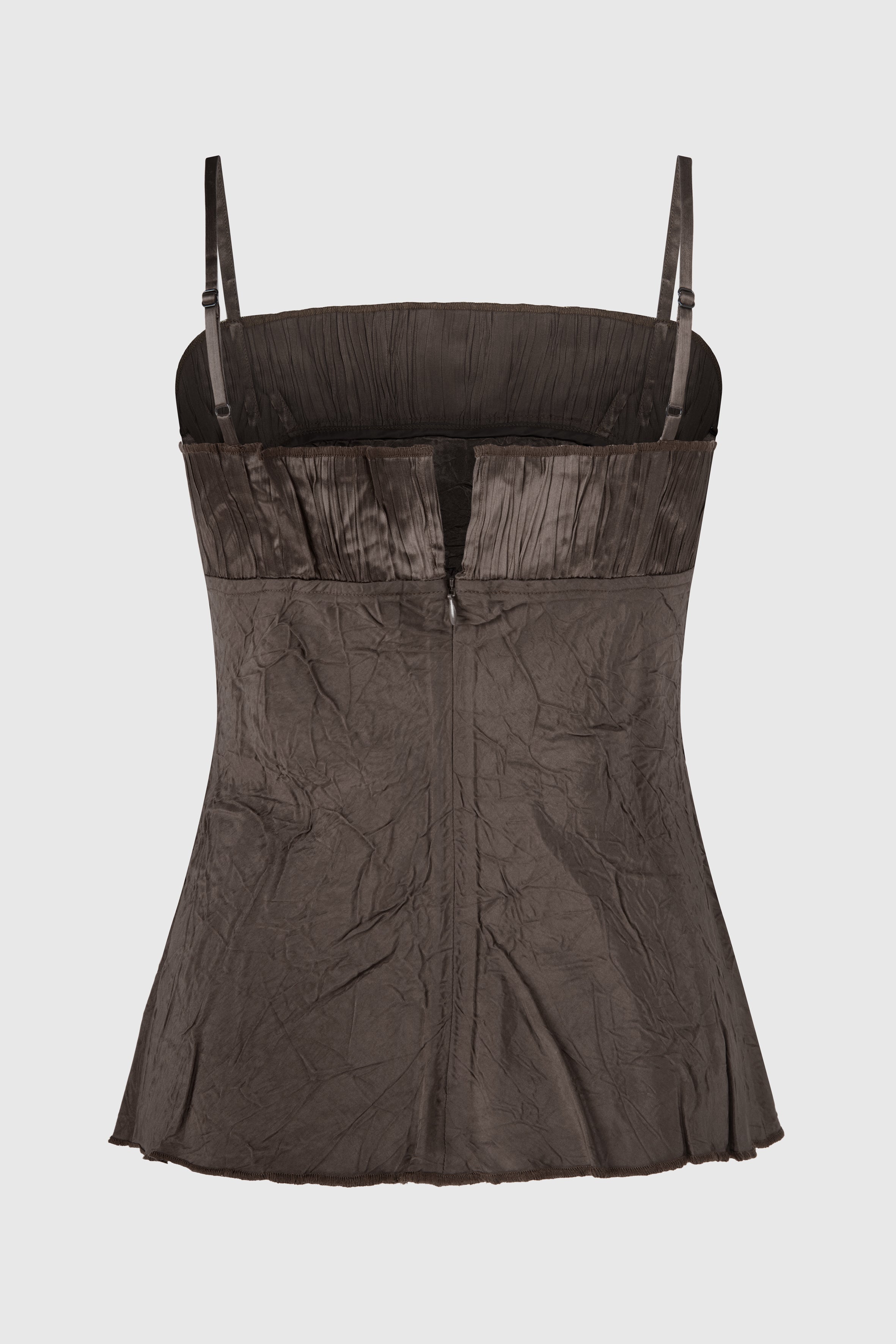 NARI CAMISOLE TOP - NUTMEG