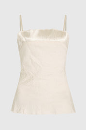 NARI CAMISOLE TOP - VANILLA