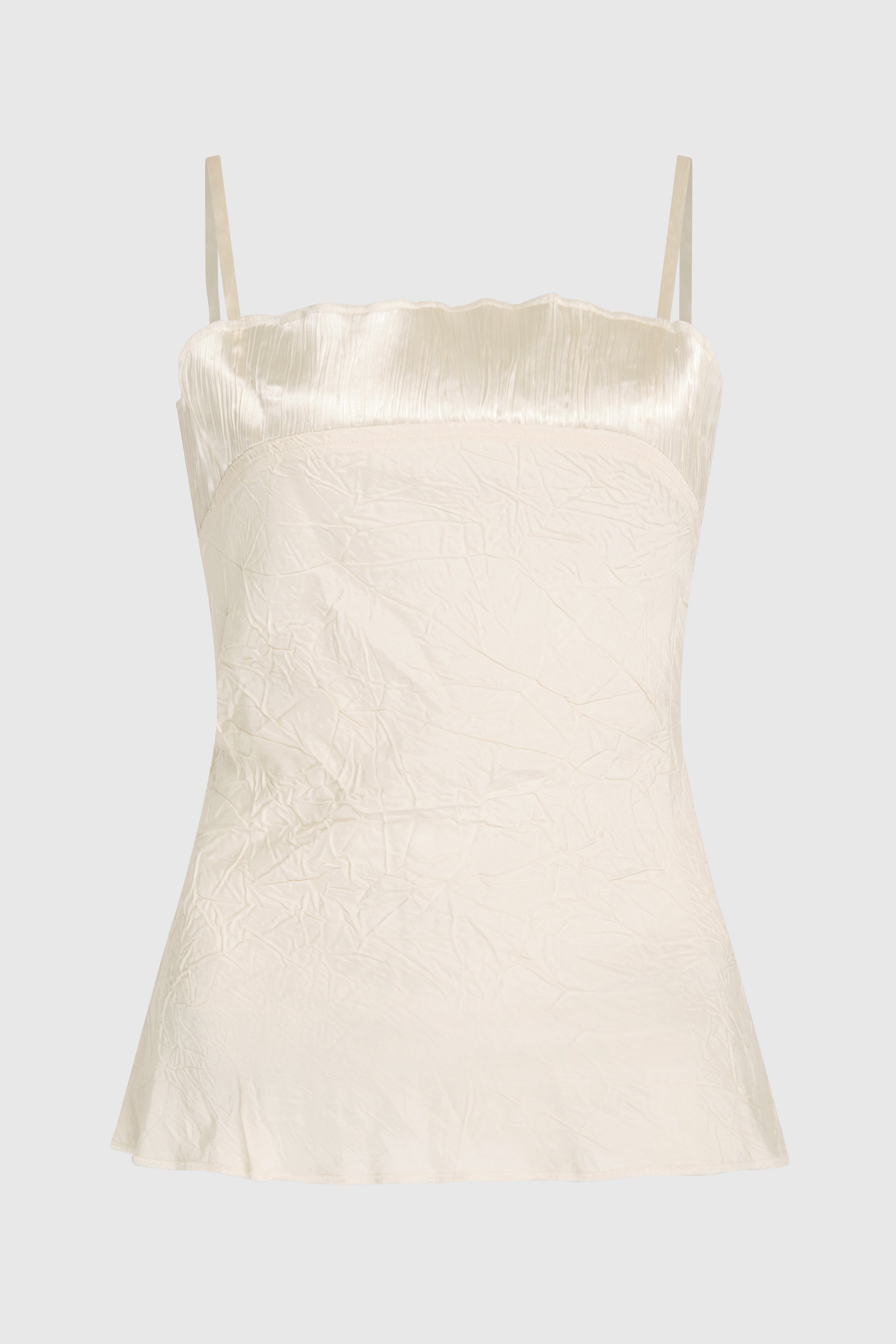 NARI CAMISOLE TOP - VANILLA