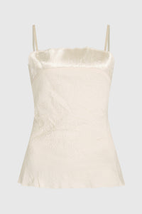 NARI CAMISOLE TOP - VANILLA