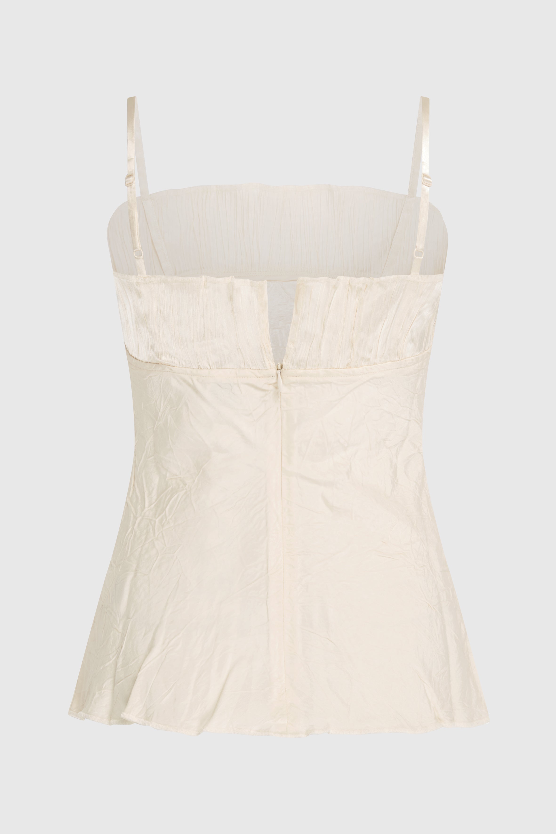 NARI CAMISOLE TOP - VANILLA