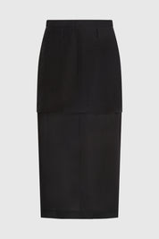 NIMA PENCIL SKIRT - BLACK