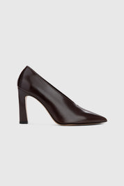 NUR PUMP - BROWN LEATHER