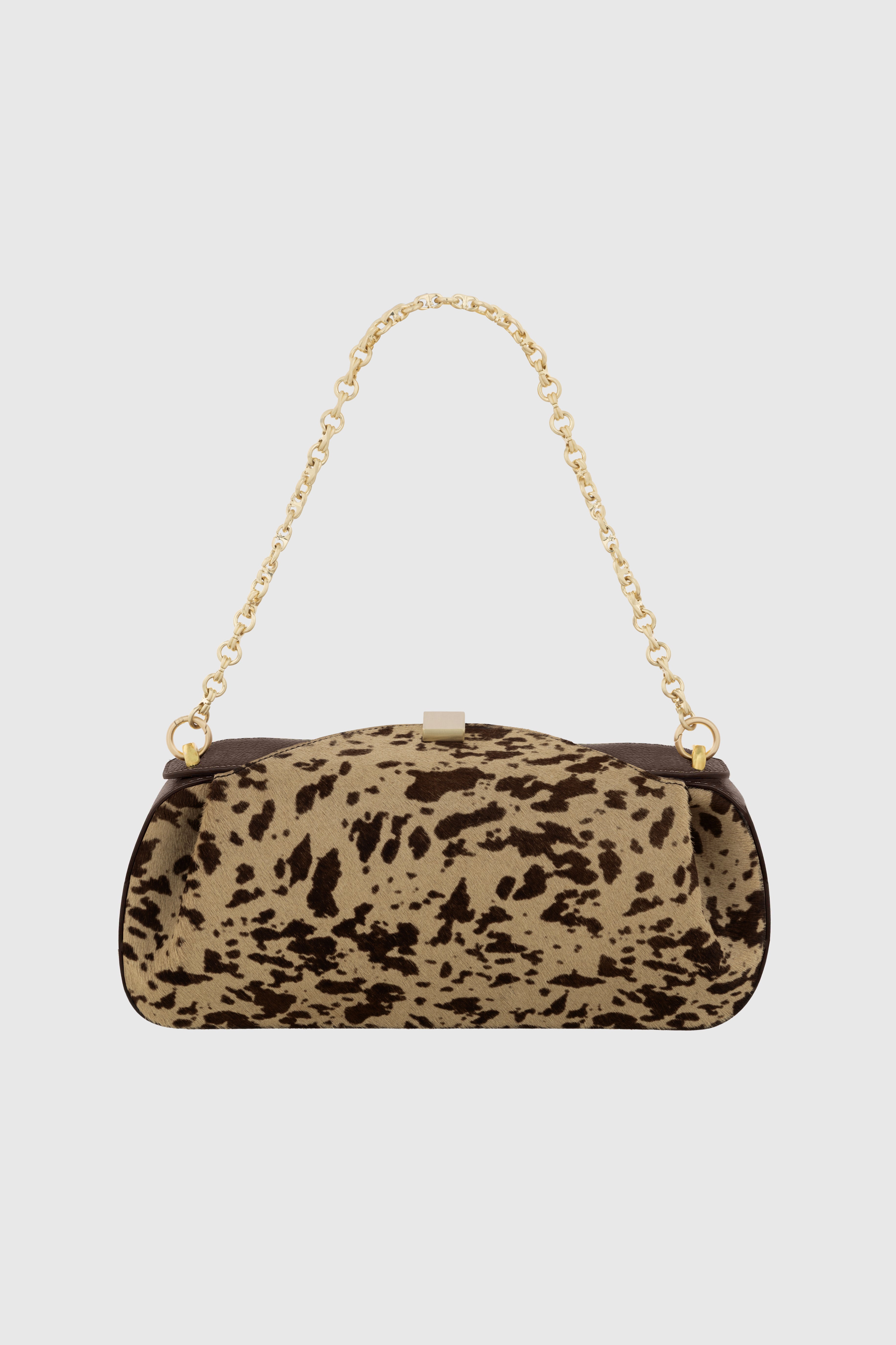 OYSTER CLUTCH - SPOTTED CALF HAIR