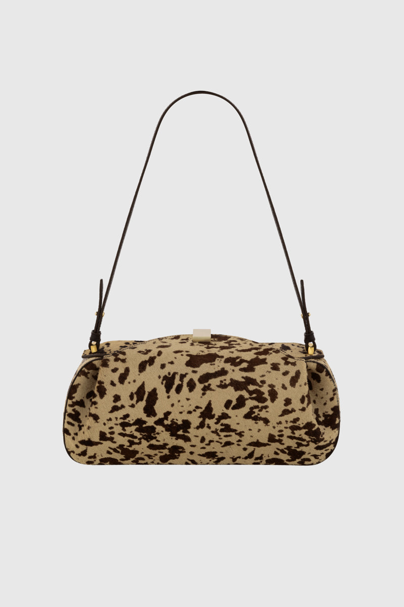 OYSTER CLUTCH - COW PONY