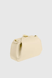 OYSTER MINI CLUTCH - ANGORA PEBBLE GRAINED LEATHER