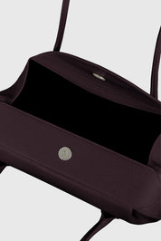 OYSTER MINI SHOULDER BAG - CASSIS PEBBLE GRAINED LEATHER