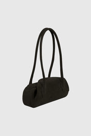 OYSTER MINI SHOULDER BAG - GANACHE SUEDE