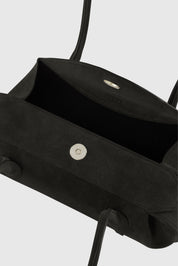 OYSTER MINI SHOULDER BAG - GANACHE SUEDE