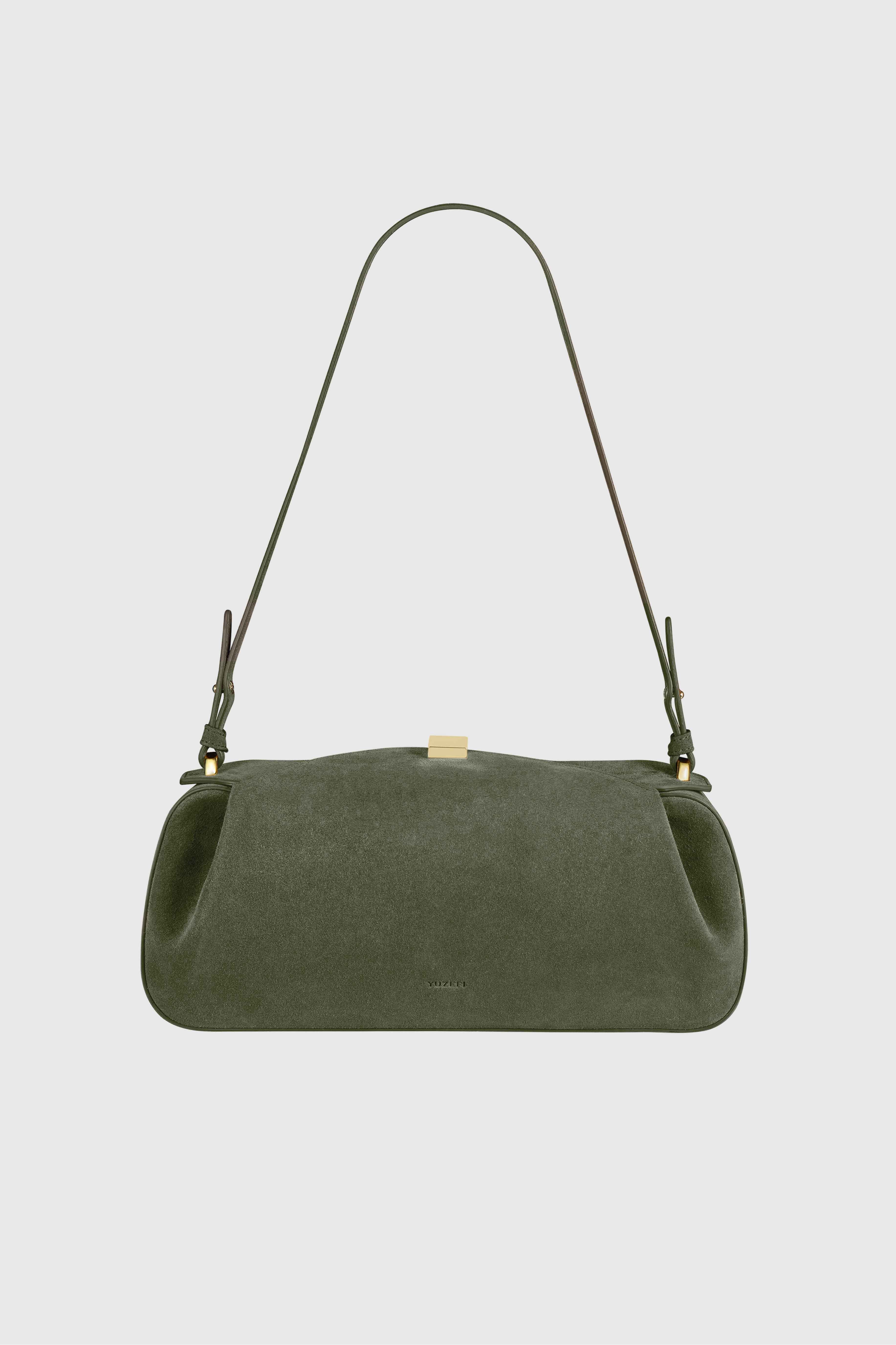 OYSTER CLUTCH - BIRCH SUEDE