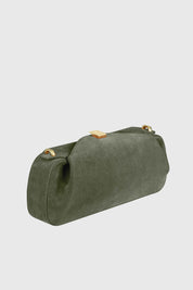 OYSTER CLUTCH - BIRCH SUEDE