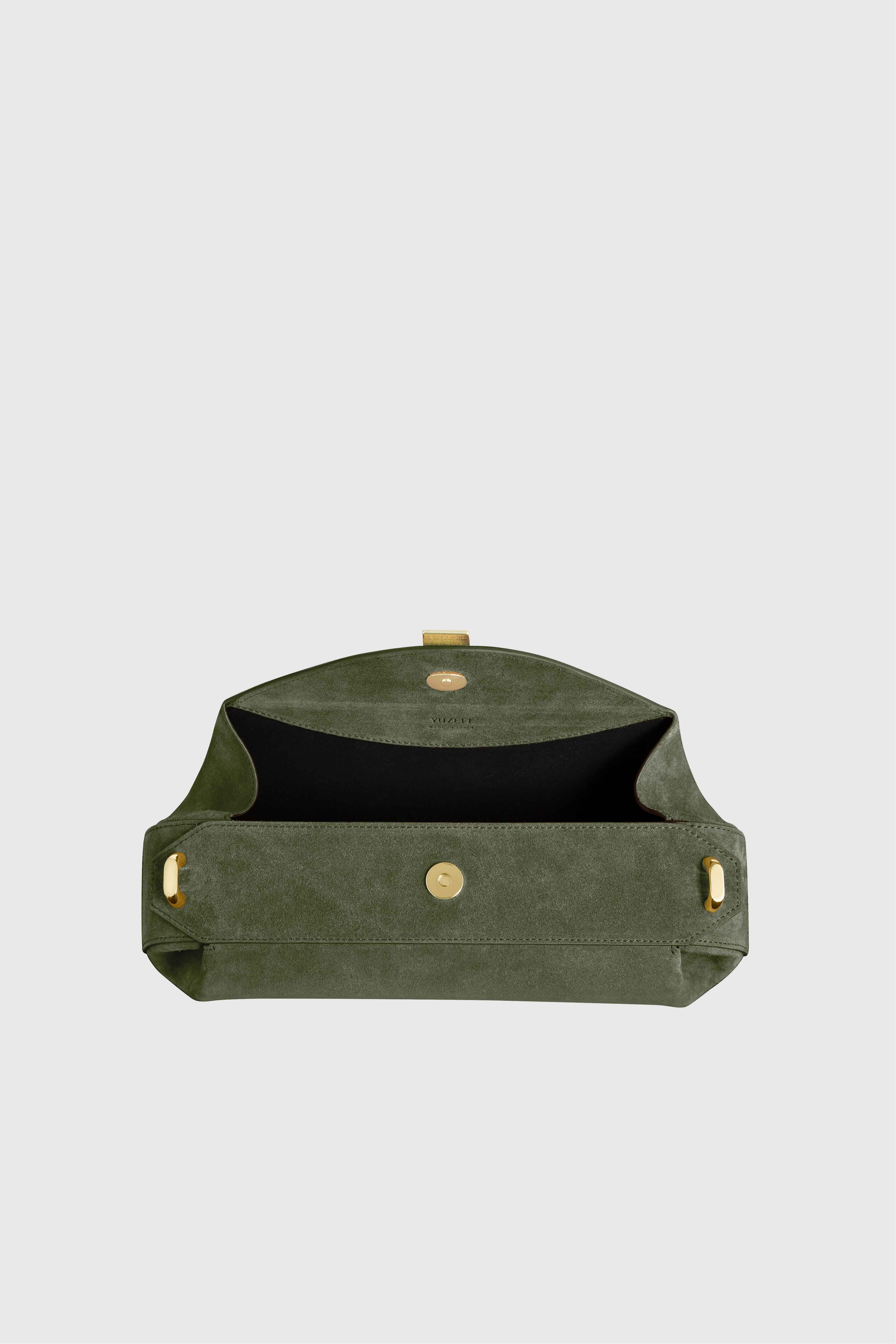 OYSTER CLUTCH - BIRCH SUEDE