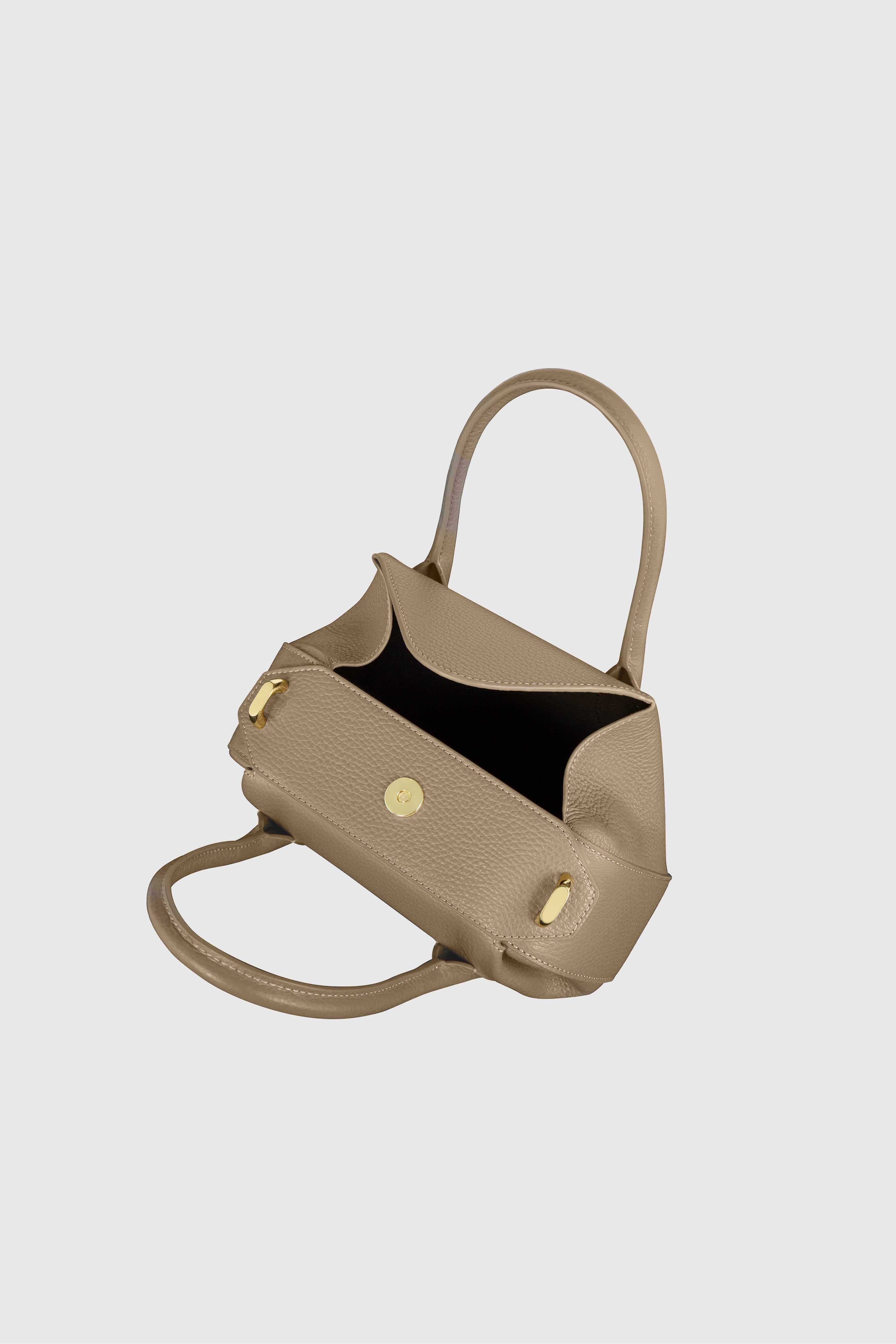 MINI OYSTER DUFFLE - CLAY PEBBLE GRAINED LEATHER