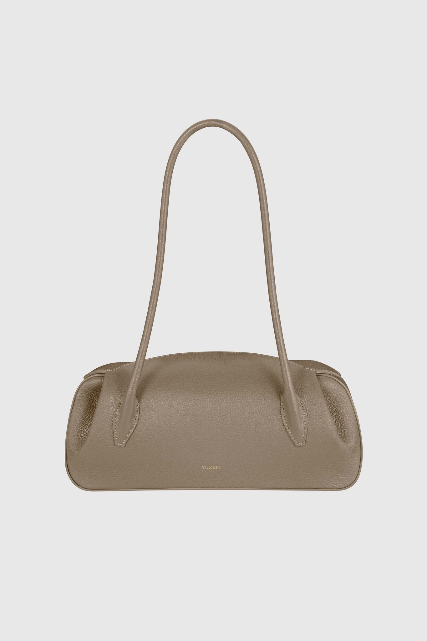 OYSTER SHOULDER BAG - CLAY PEBBLE GRAINED LEATHER