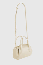 OYSTER MINI DUFFLE - ANGORA PEBBLE GRAINED LEATHER