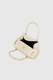 OYSTER MINI DUFFLE - ANGORA PEBBLE GRAINED LEATHER