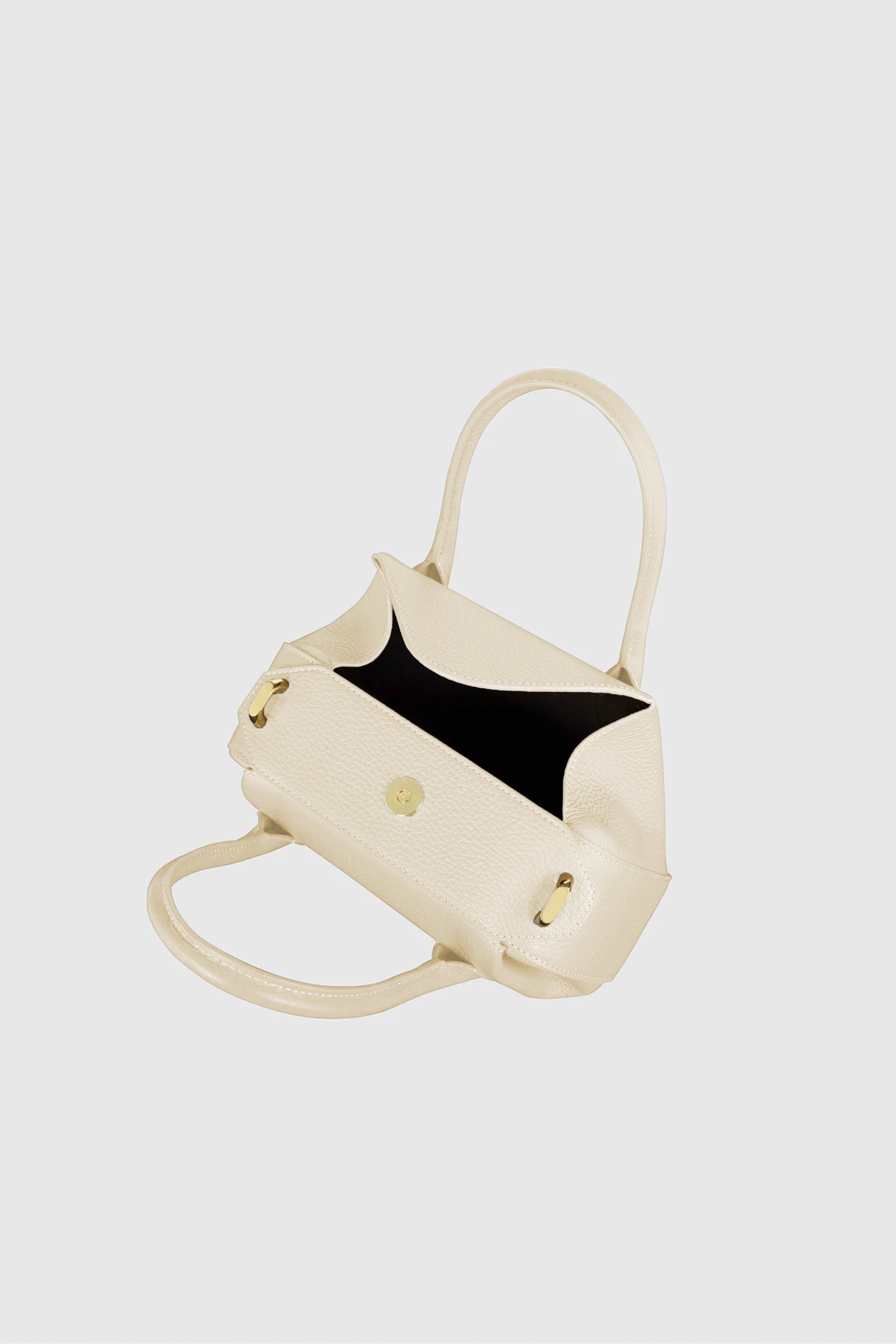 OYSTER MINI DUFFLE - ANGORA PEBBLE GRAINED LEATHER