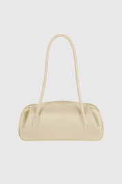 OYSTER SHOULDER BAG - ANGORA PEBBLE GRAINED LEATHER