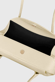 OYSTER SHOULDER BAG - ANGORA PEBBLE GRAINED LEATHER