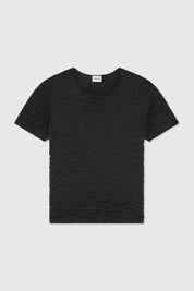 PARISSA CREWNECK TOP - GREY MARL