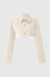 POCKET BAG JACKET - DENIM NATURAL