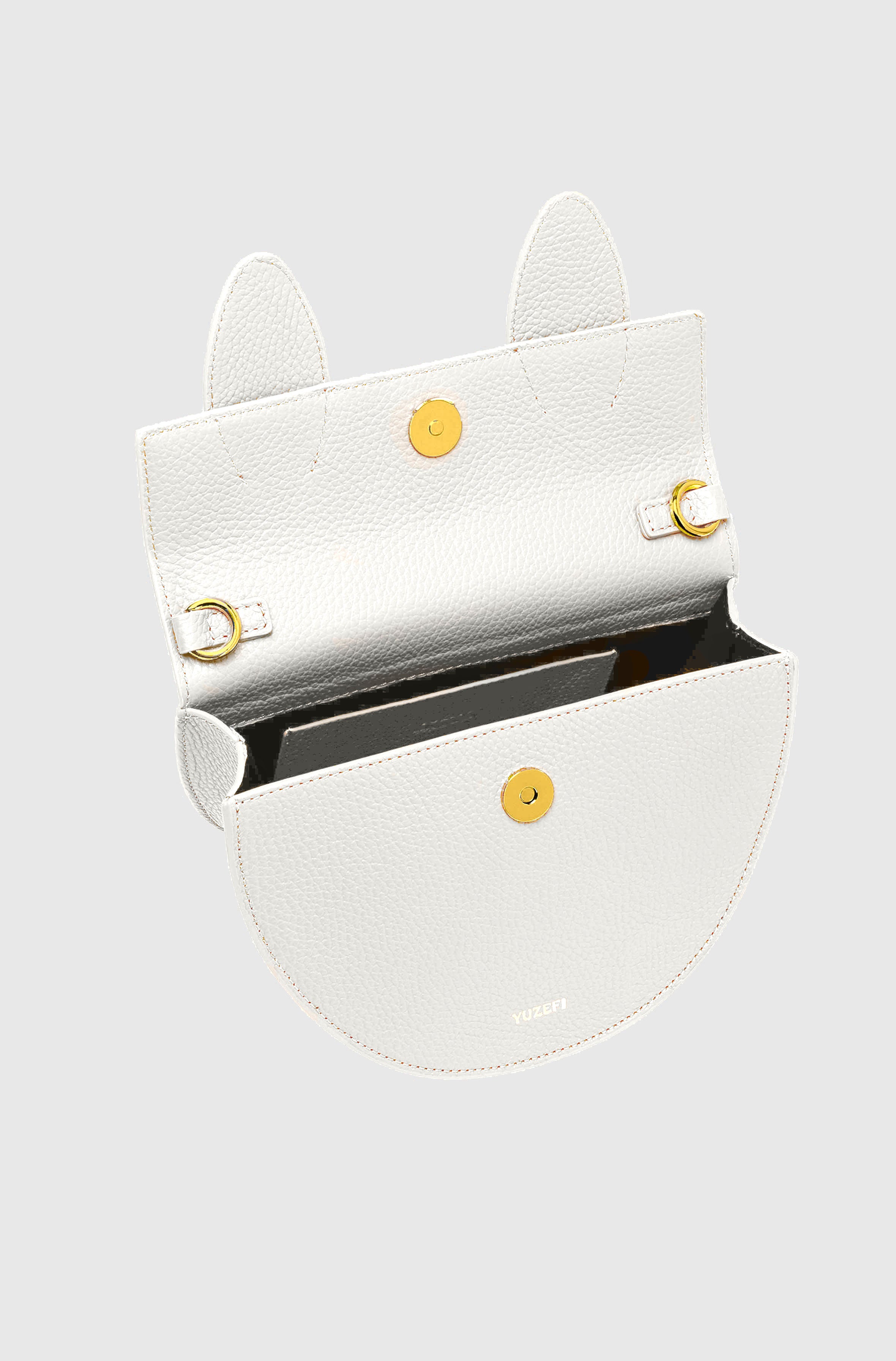 PRETZEL - BIANCO PEBBLE GRAINED LEATHER