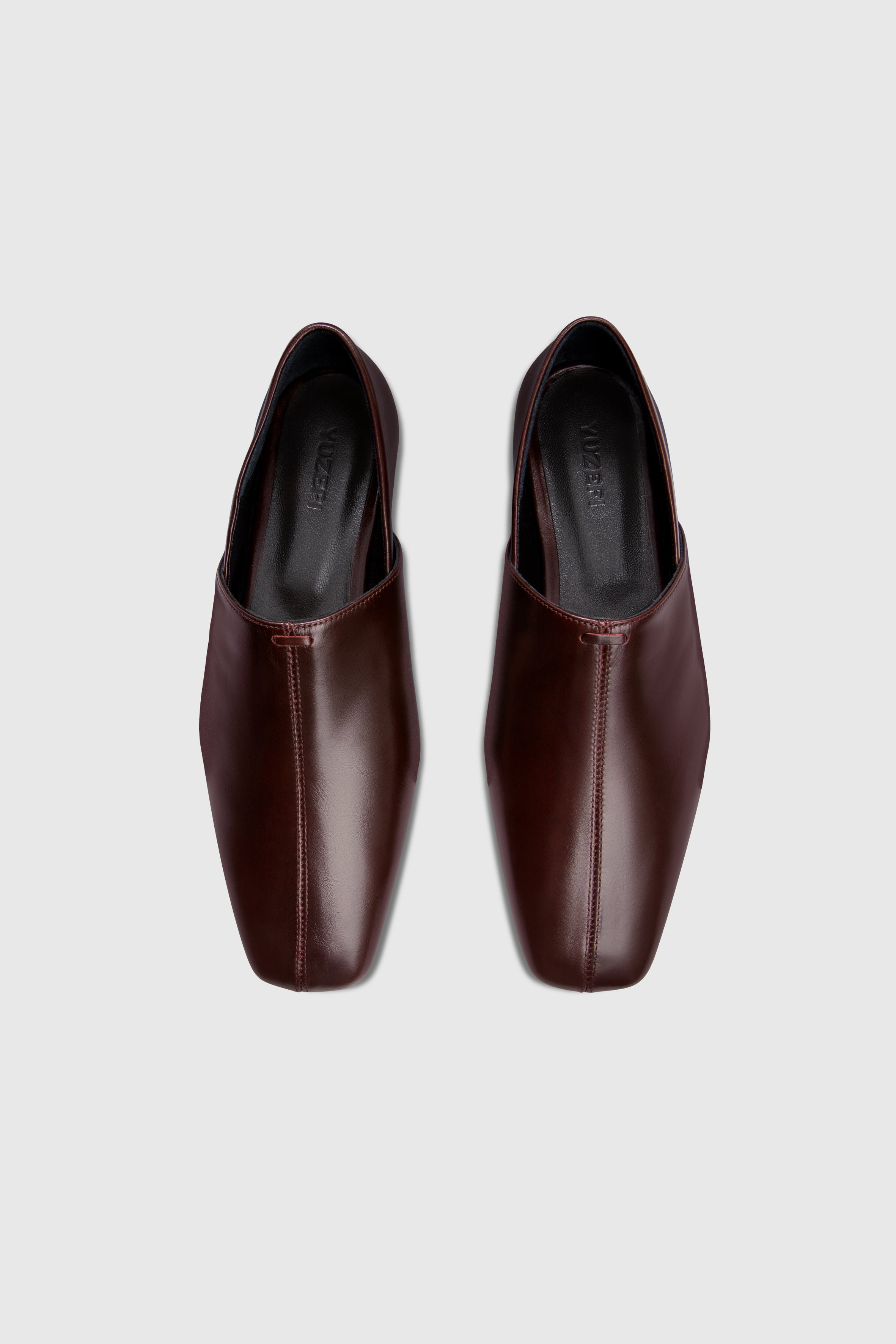 SAHRA FLAT - BORDEAUX LEATHER