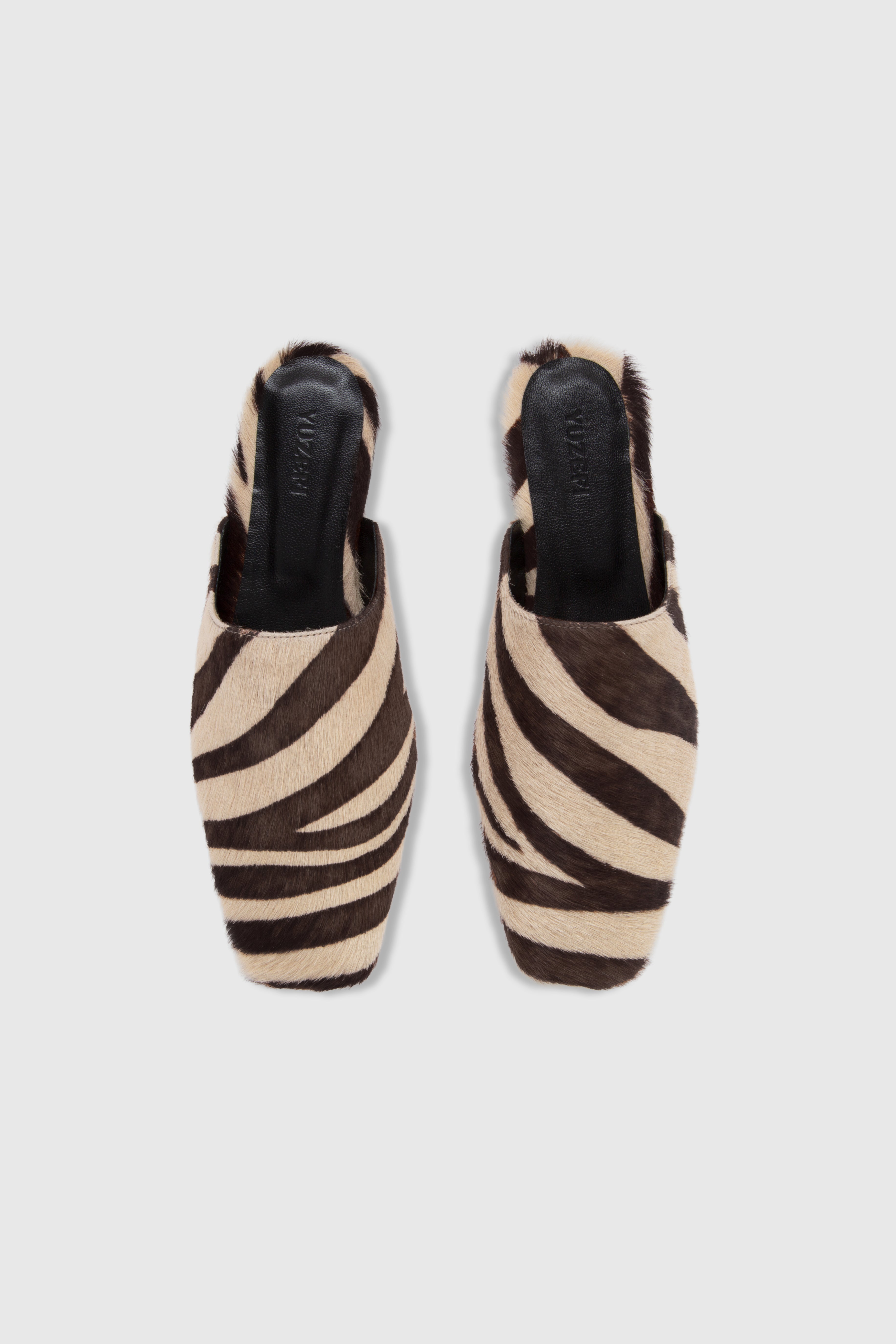 SAHRA SLIPPER - SAVANNA HAIR CALF