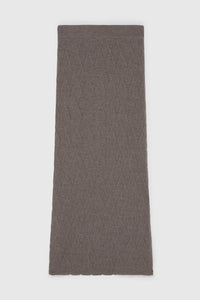 SARA MIDI SKIRT - TAUPE