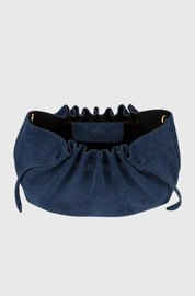 SCALLOP CLUTCH - ASTER SUEDE