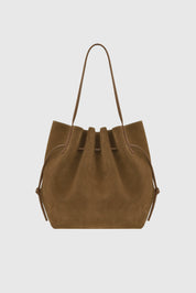 SCALLOP TOTE - SIENNA SUEDE