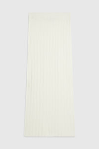 SERAPHINE TUCK STITCH MAXI SKIRT - OATMEAL