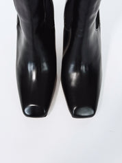 KHANE MID CHELSEA BOOT - BLACK SPAZZOLATO