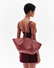 LARGE MOCHI - CAYENNE PEBBLE GRAINED LEATHER
