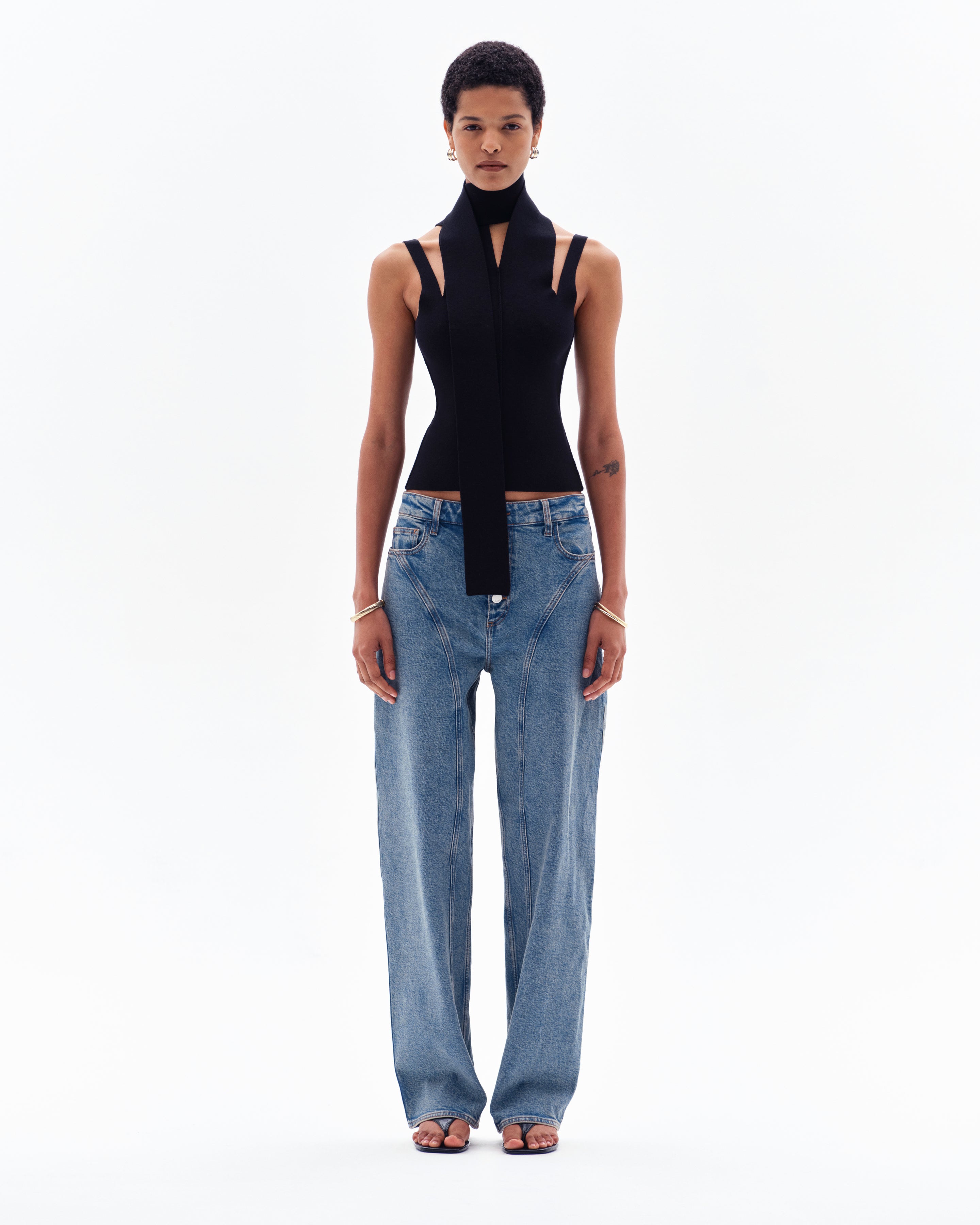 INARI MILANO SLASH TOP - BLACK