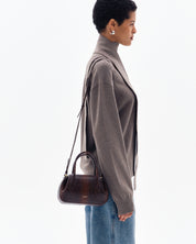 OLA PLAIN SLASH JUMPER - CLAY