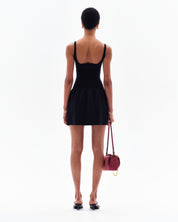 DELYN FLARED DRESS - BLACK