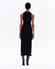 EZE RIB MAXI DRESS - BLACK