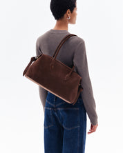 BRIOCHE DUFFLE - CHOCOLATE SUEDE