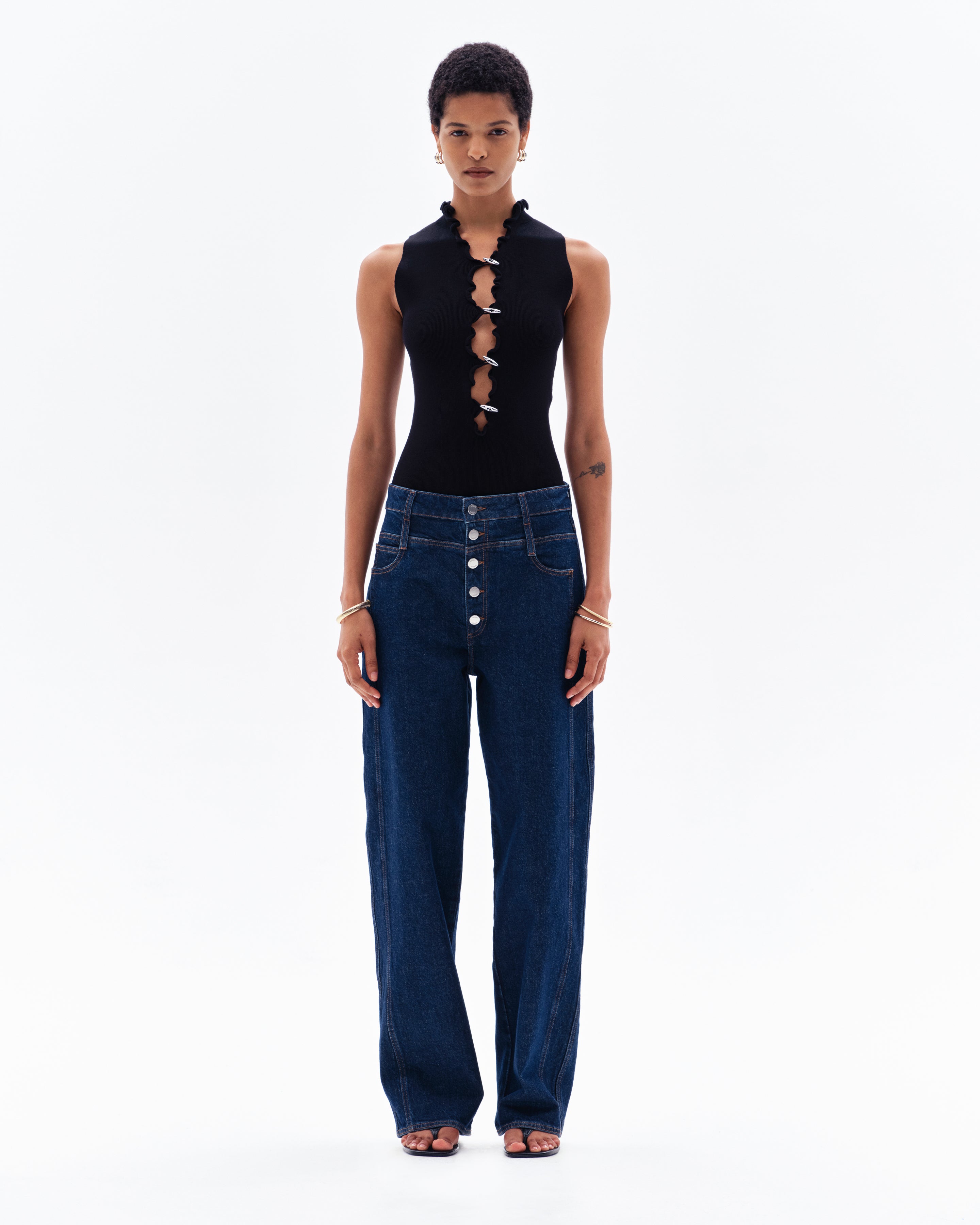 EIRIAN POINT SEAM JEANS - COLBALT