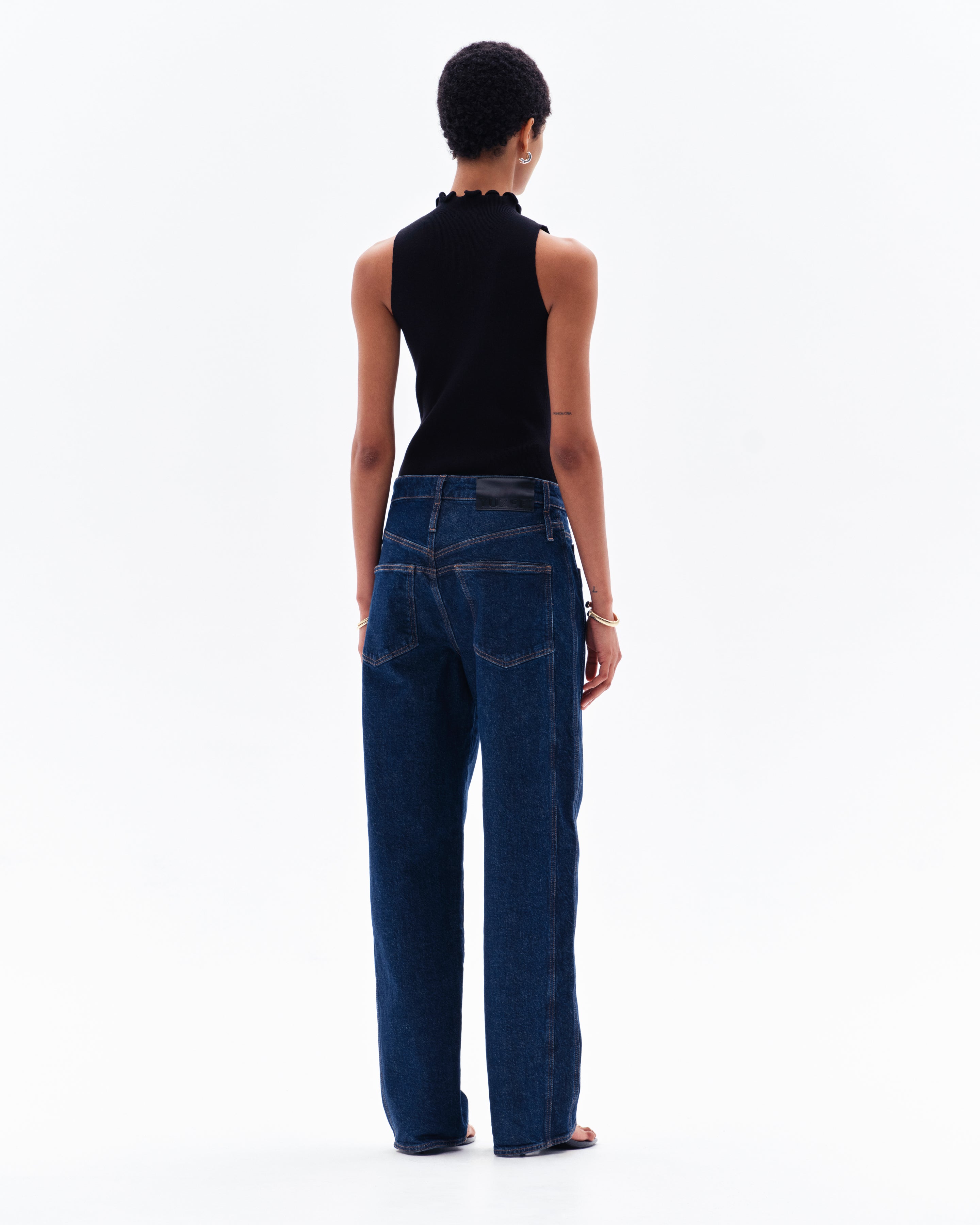 EIRIAN POINT SEAM JEANS - COLBALT